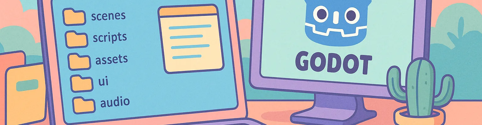 Structure de projet Godot 4 : dossiers, scenes tscn, scripts gd et bonnes pratiques des le depart