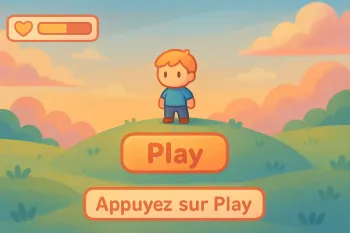 Signaux Godot pour debutants : creer un Menu Play Quit et faire reagir un Label