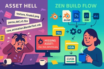 De l'organisation du pipeline à la production de builds : Les étapes essentielles pour un développement de jeu fluide